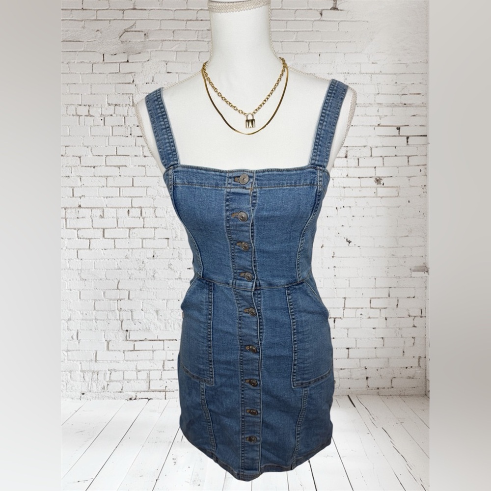 MINI DRESS JEANS DIVIDED SIZE XS